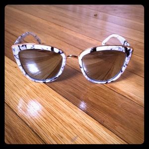 Marble Rose Gold Sunglasses
